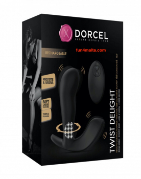 Dorcel - Twist Delight. Vibrating Plug for him & her