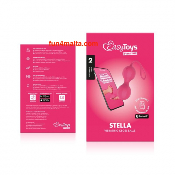 Easy Toys - Stella, Vibrating Kegel Balls, pink