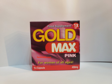 Gold Max Pink - Female Libido Booster to Increase Your Sex Drive - 1 pcs.