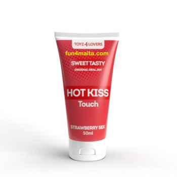 Hot Kiss Touch Strawberry Lube 50ml.