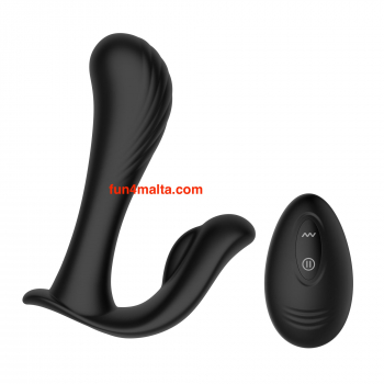 Inty Toys Ace - Panty Vibrator, black with Wireless Remote Control  - rechargeable & waterproof -