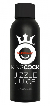 King Cock® 8" Squirting Cock with balls, flesh