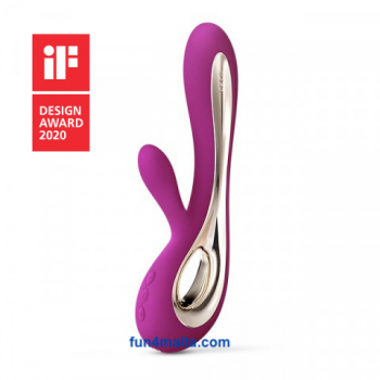 LELO Soraya 2™, deep rose - Double Pleasure - waterproof -