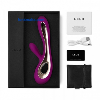 LELO Soraya 2™, deep rose - Double Pleasure - waterproof -