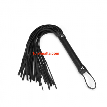 Liebe Seele Recycled Leather Flogger, black