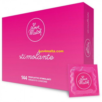 Love Match Stimulating Condoms 144 pcs.