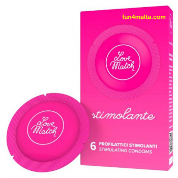 Love Match Stimulating Condoms 06 pcs.