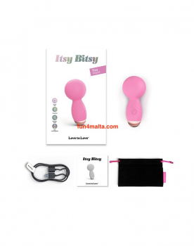 Love to Love - Itsy Bitsy Mini Wand Vibrator, pink