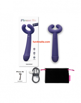 Love to Love - Please Me, Multi Play Toy, indigo (dark purple) for him and her