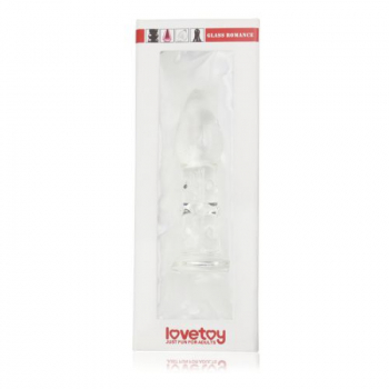 Lovetoy - Glass Analplug Secret, transparent