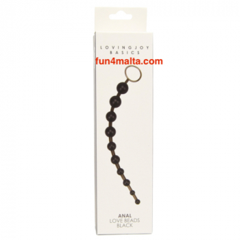 Lovingjoy Basics - Anal Love Beads, black