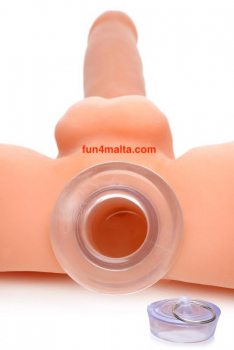 Master Series - Ass Bung Clear Hollow Anal Plug, transparent