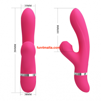 Pretty Love Willow - 7 Vibration + Sucking Function - waterproof -