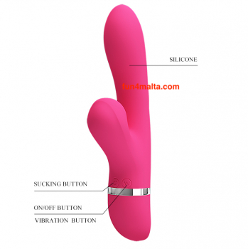 Pretty Love Willow - 7 Vibration + Sucking Function - waterproof -