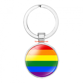 Pride Rainbow Keychain