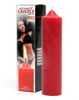 BDSM candle, red