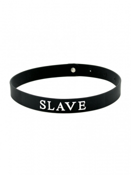 Rimba Silicone Collar, black - Slave