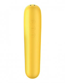 Satisfyer Dual Love with Bluetooth and App controlled, yellow