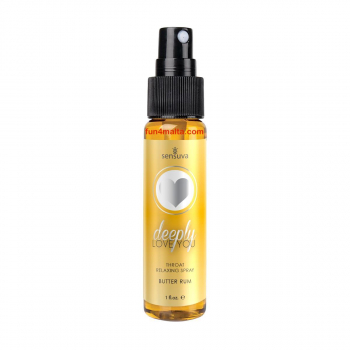 Sensuva Deep Throat Relaxing Spray ButterRum Flavor