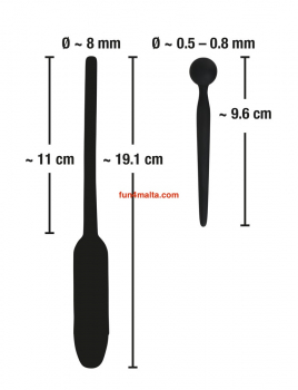 Silicone Vibration Dialator & Penis Plug Set