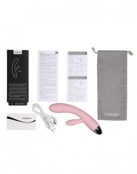 SVAKOM Alice Intelligent Waterproof Vibrator, pink