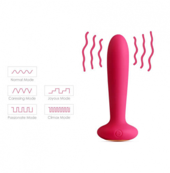 Svakom: Primo Remote Control Warming Butt Plug,wine red