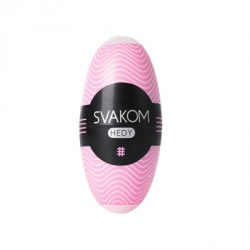 SVAKOM Hedy Reusable Egg Style Masturbator, pink -Price Cut -