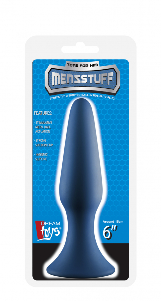 Menzstuff Ball Butt Plug, blue