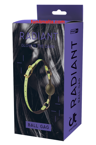 Radiant Glow in the Dark Ball Gag, green