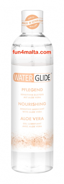 Waterglide waterbased lube Nourishing with Aloe Vera - 300 ml.