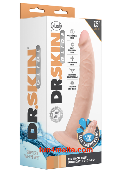 Dr. Skin 7,5 Inch Self Lubricating Dildo