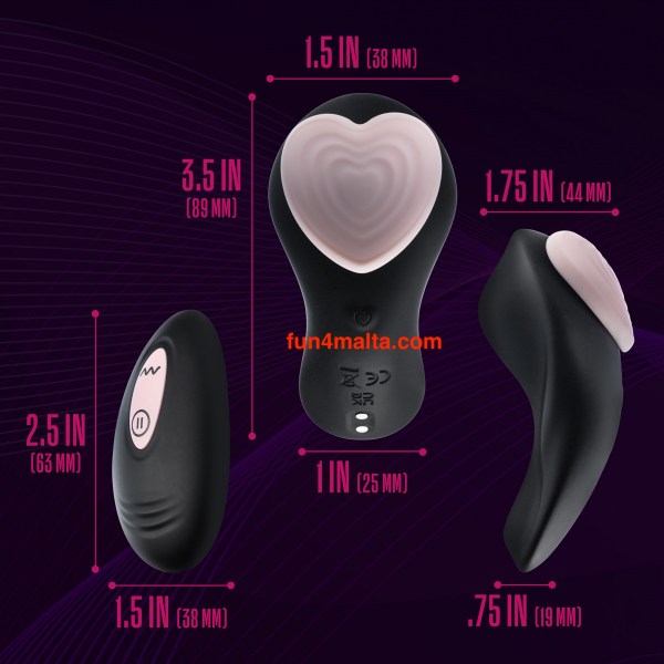 Temptasia Heartbeat - Panty Vibe With Remote