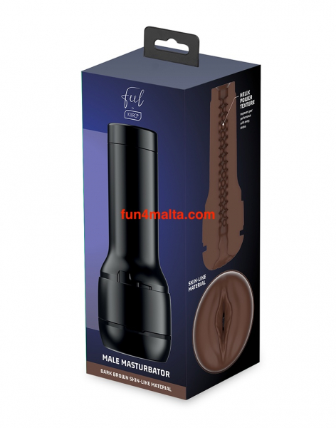 KIIROO - Feel Stroker Dark Brown Skin-Like Material