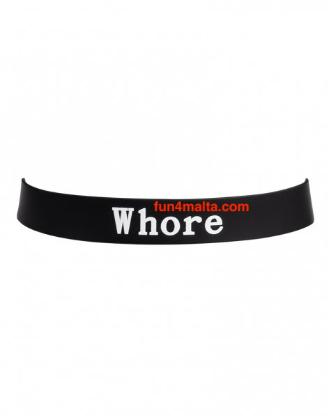 Rimba Silicone Collar, black - Whore