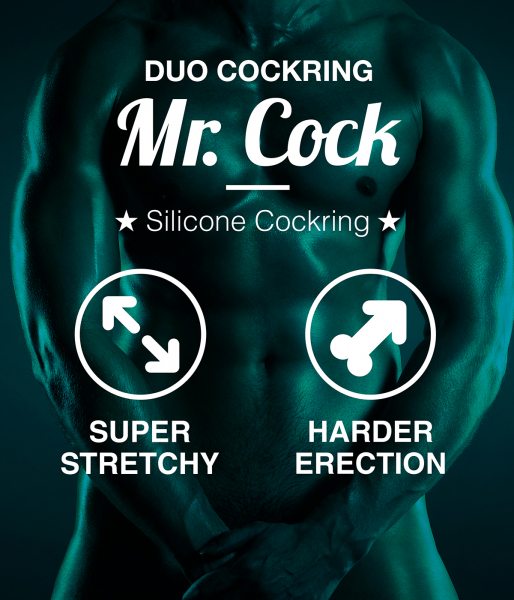 Mr. Cock Duo Silicone Cockring