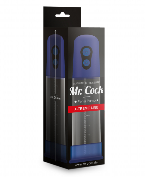 Mr. Cock Automatic Pressure Penis Pump,blue