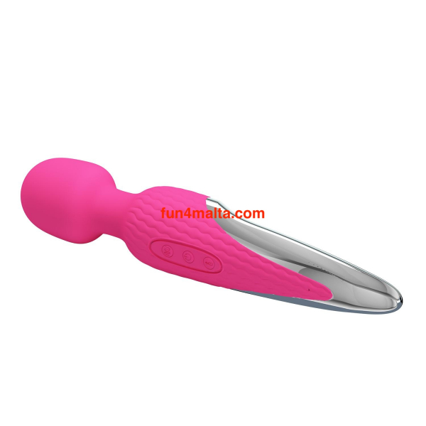 Pretty Love Antony Heating 7 Function Vibrating Wandmassager, pink  -rechargeable & waterproof-