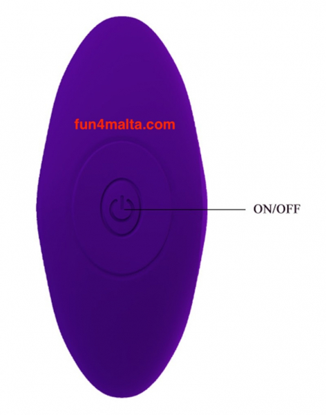 Pretty Love Morton Vibrating Anal Plug, purple - rechargeable & waterproof -