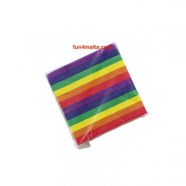 Rainbow Flag LGBT+ Napkins, 20 pcs.