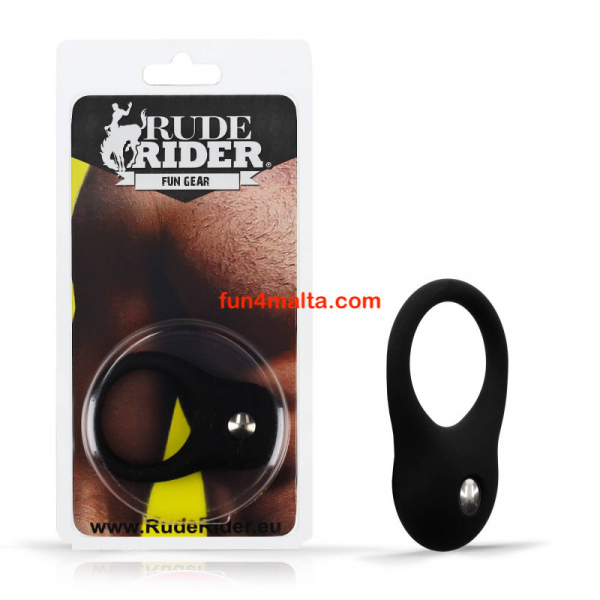 Rude Rider Light Weighted Cockring, black