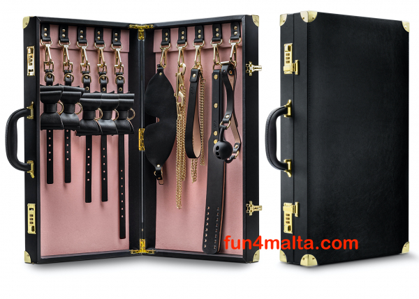 Temptasia Bondage Kit with Suitcase, black