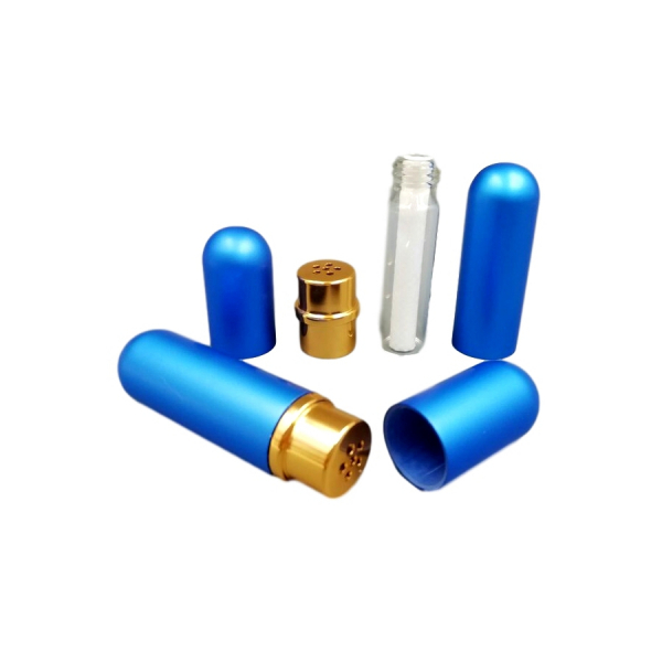 Aluminium Inhaler, blue