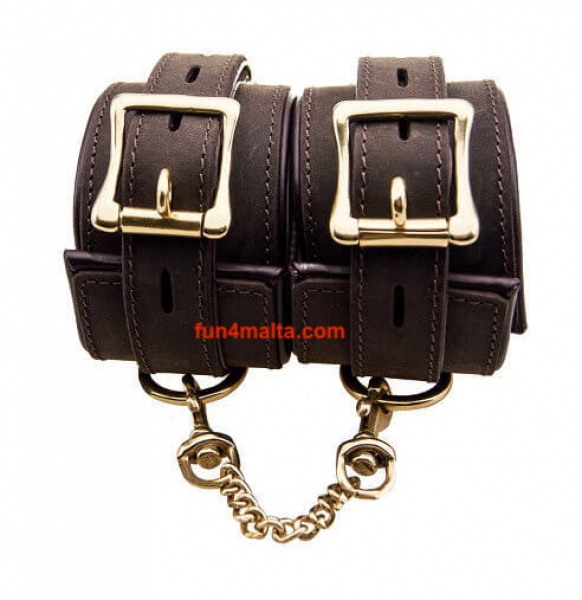 BOUND Nubuck Leather Ankle Restraints