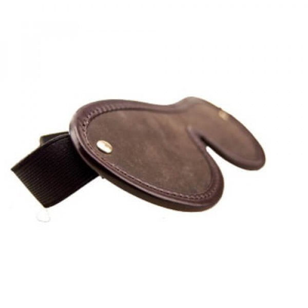 Bound Nubuck Leather Blindfold