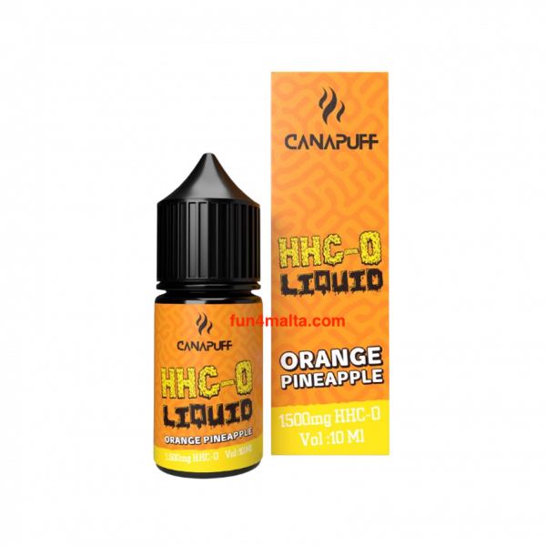 CanaPuff HHC-O Liquid 1500 mg., Orange Pineapple