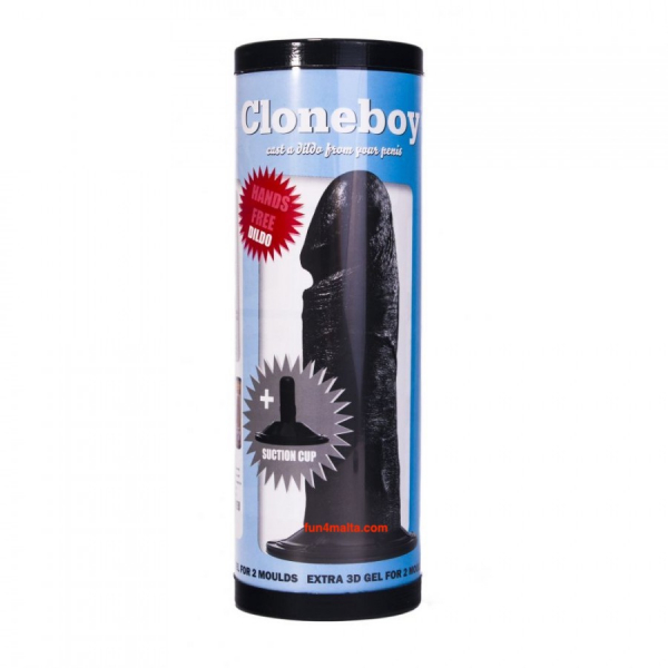 Cloneboy - Dildo & Suction Cap, black