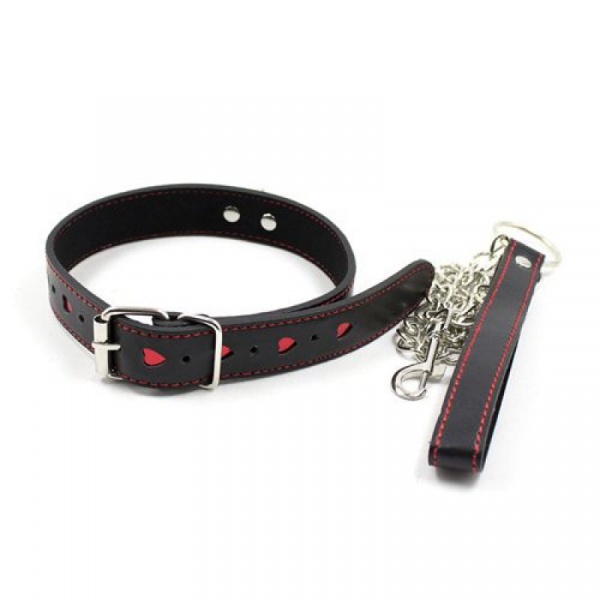 Collar and Leash with heart