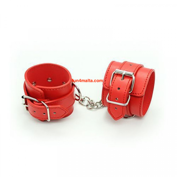 Cuffs for hand and ankle, red