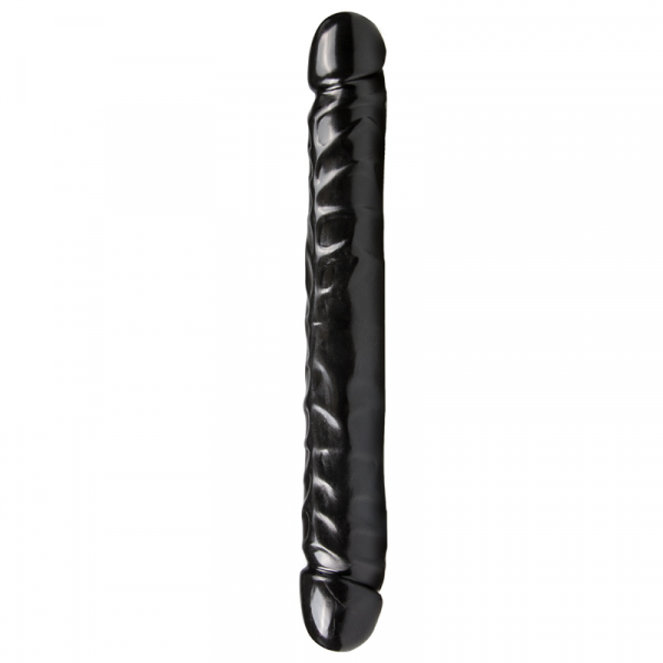 Doc Johnson Veined Double Dong 12" black