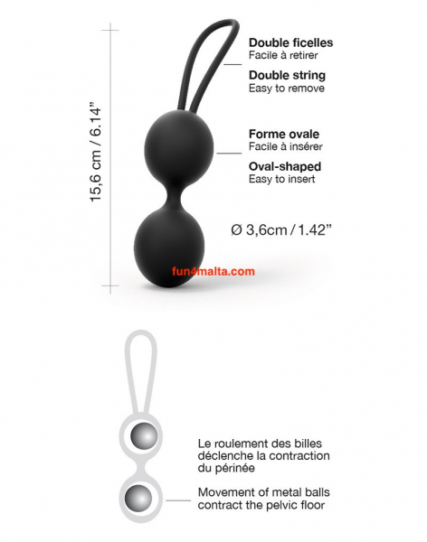 Dorcel - Dual Balls, black